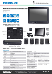 NEWAY CK1014-2K Field HDMI Monitor